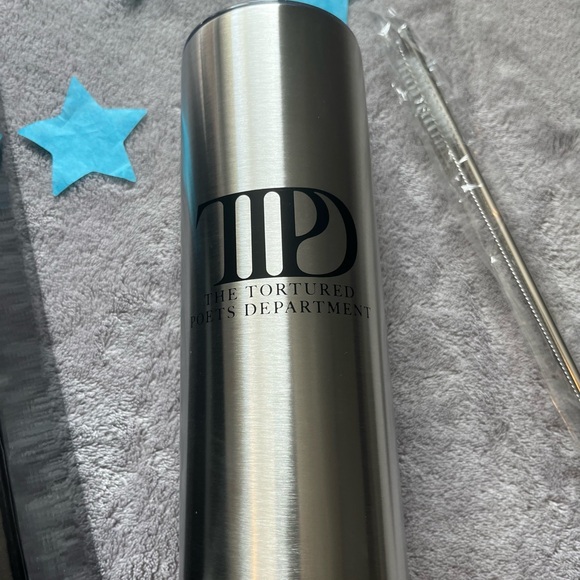 Taylor Swift Tumbler TTPD The Tortured Poets Department Straw Bottle Cup - Picture 7 of 10